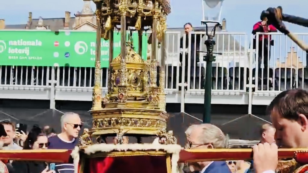 The Holy Blood Procession in Belgium, a world heritage site, has tens of millions of people worshiping just for a drop of blood