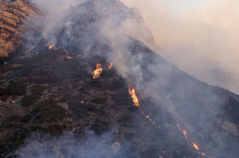 Fire spreads in Southern California, more than 53,000 users without power